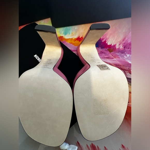 NICHOLAS KIRKWOOD Pink Twist Tie Leather Mule - Picture 6 of 14